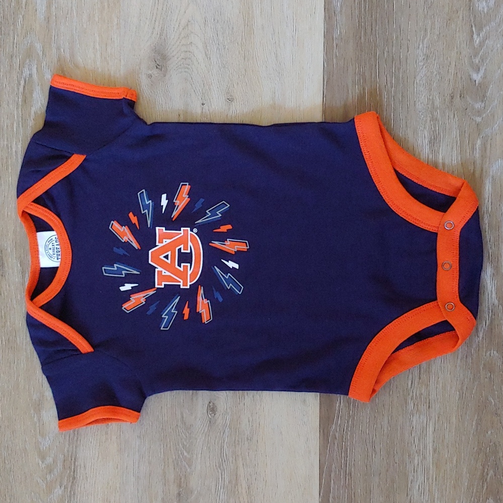 NWOT Rivalry Threads Auburn Tigers Infant One Piece Size 6-9M